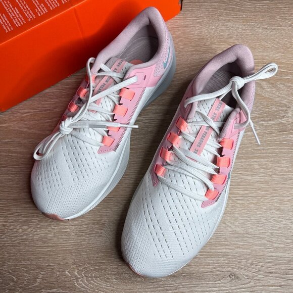 Nike Air Zoom Pegasus 38 Sail Ocean Cube Pink Crimson - Picture 8 of 11